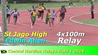 Girls 4x100m RELAY Showdown | ALL CLASSES | Central Hurdles Relays Field | 2024