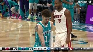 LaMelo Ball | Charlotte Hornets vs. Miami Heat | Full Box Score