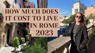 COST OF LIVING IN ROME  IN 2023 // rent, groceries, utilities...