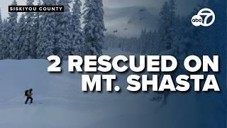 Intense weather prompts 2 rescues on Mount Shasta amid avalanche concerns in Siskiyou