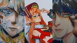 ️Art drawing  tiktok compilations  ~ Anime  #215