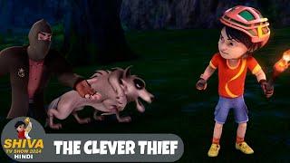 The Clever Thief | शातिर चोर | शिवा | Ep 155 | Action Cartoon | Shiva TV Show 2024 Hindi