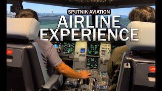 Experience SPUTNIK AVIATION'S AIRLINE EXPERIENCE: Fly an Airbus A320!