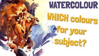 How to CHOOSE COLOURS for a watercolour painting