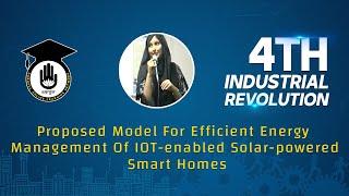 4IR - Proposed Model For Efficient Energy Management Of IOT-enabled Solar-powered Smart Homes