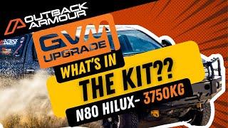 Outback Armour 3750kg GVM Upgrade -Toyota N80 Hilux - Whats in the kit?