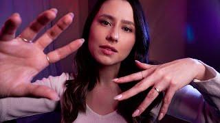 ASMR Hand movements & mouth sounds for sleep  Plucking, jellyfish, focus, spiral, hand sounds