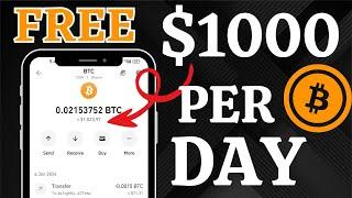 3 Ways to Earn Free $1000 Bitcoin Daily | Free Bitcoin Daily