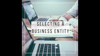 Business Strategy, Selecting an Entity - GIS E11