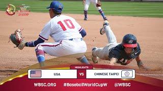 Highlights | Game 11 USA vs Chinese Taipei | 2024 WBSC Women’s Baseball World Cup - Finals