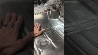 Patching the floor pt 5 #cartiktok #cartok  #chevy #restoration #automotive #cutlass #fabrication