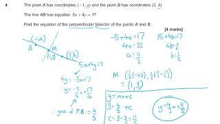 AQA A Level Maths Paper 1 2019