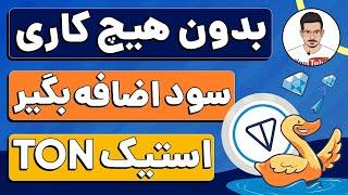 بدون هیچ کاری سود اضافه بگیر | آموزش استیک تون کوین و درآمد غیرفعال با سود تضمینی ارز دیجیتال