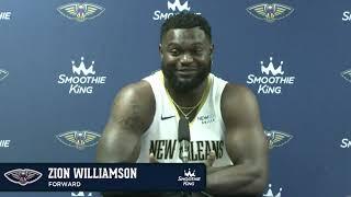 Zion Williamson interview | Pelicans Media Day 2024