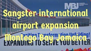 Airport expansion sangster international Montego Bay Jamaica, immigration hall expansion