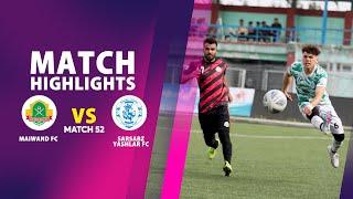 Afghanistan Champions League Season 03 - Maiwand FC Vs Sarsabz Yashlar FC - Match 52 Highlights
