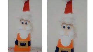 Santa Claus|Making Santa Claus From Paper Cone|Christmas Home Decor Idea