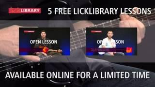 Free Guitar Lessons From Licklibrary! 5 Lessons + Jam Tracks!