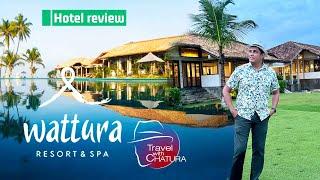 ලංකාවේ වෙනස් අදහස් ගොඩක් එක්ක  හදපු හෝටලය | Wattura Resort & Spa Hotel review | Travel with Chatura