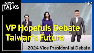 2024 Taiwan's Vice-Presidential Election Candidates Debate Foreign Policy, Energy and Economics