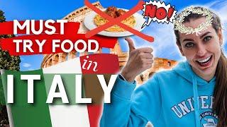 TOP 10 Traditional Foods in Italy: Going to Italy for the First Time? ‼️ABSOLUTELY MUST TRY FOOD ‼️