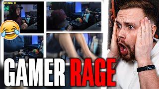 WAS MACHEN DIE MIT IHREN FÜSSEN  | Reaktion auf 8 MINUTEN GAMER RAGES | dieserkingphil