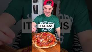 Fork or Fold? ️| Normal vs Italians eating pizza | CHEFKOUDY