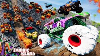 Monster Jam INSANE Zombie Island Adventure #15 | Racing, Freestyle, and High Speed Jumps