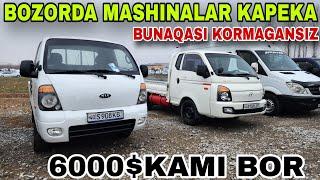 24 FARGONA BOZORIDA 5600$ QOLGANI VARYANTGA BANKGA BARTERGA  HUNDAY PORTER KIA BONGO