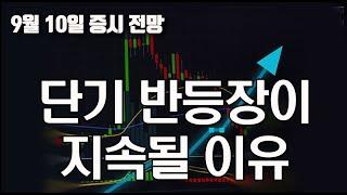 9월 10일  증시 전망 : 올 9월과 작년 9월 간의 뚜렷한 차이