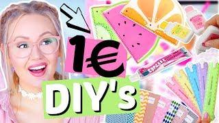 UNTER 1€ DIY's & HACKS für die Schule, Uni, Schreibtisch | ViktoriaSarina