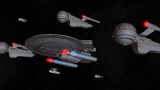 Star Trek Hospital Fleet warp out animation