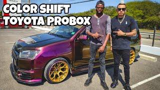Color Shift Toyota Probox Creating a Buzz in the Streets!