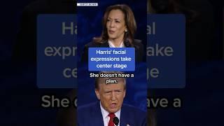 Harris' facial expressions take center stage