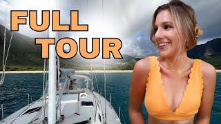 42' Catalina Sailboat Tour and Organization: Our Off Grid Wind & Sun Powered Home