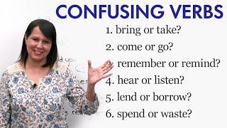 12 Confusing English Verbs