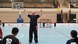 Floorball Goalie Camp No-Shooter Drills 4