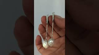 СЕРЬГИ ИЗ БАРОЧНОГО ЖЕМЧУГА #украшенияизнатуральныхкамней #аксессуары#барочныйжемчуг#серьги