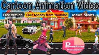 powerpoint cartoon animation tutorial | powerpoint cartoon character | powerpoint cartoon making