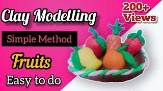 Clay Modelling Fruits : How to make fruits easy with clay