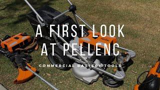 A first look at some #pellenc commercial battery powered tools