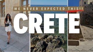 CRETE was FULL OF SURPRISES we NEVER EXPECTED!! Crete, Greece Vlog