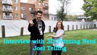 Interview with Joel Telling 3D Printing Nerd at Maker Faire NY