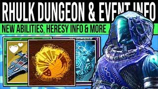 Destiny 2: PYRAMID DUNGEON & NEW HERESY ABILITIES! Bento INFO, New Aspects, BIG Changes & New Loot