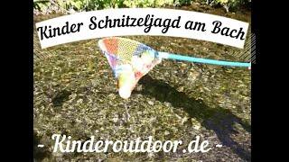 Schnitzeljagd für Kinder am Bach↩️