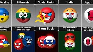 If Russia Suddenly Change Into Soviet Union [Countryballs]