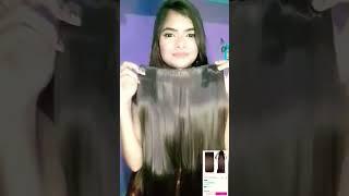 Meesho hair extensionsUnder?? #shorts #meesho #youtubeshorts #viral