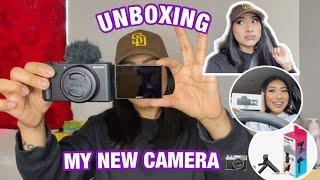 UNBOXING MY NEW CAMERA   *SONY ZV1F* 