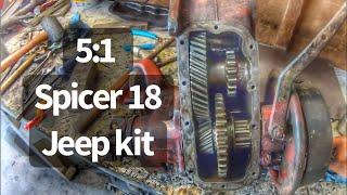 Willys jeep 5:1 transfer case gear kit