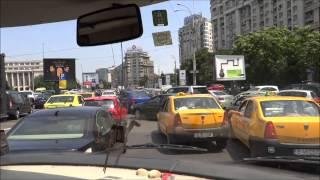 OurTour drive their motorhome through the streets of Bucharest, Romania